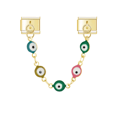 GOLDEN EVIL EYE CHAIN
